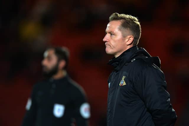 Doncaster Rovers boss Gary McSheffrey. Picture: Bruce Rollinson.