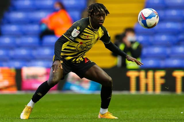 Staying positive: Watford midfielder Domingos Quina is on loan at Barnsley until the end of the season. Picture:  Barrington Coombs/PA Wire.