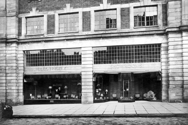 The electricity showrooms on The Headrow in February 1932.