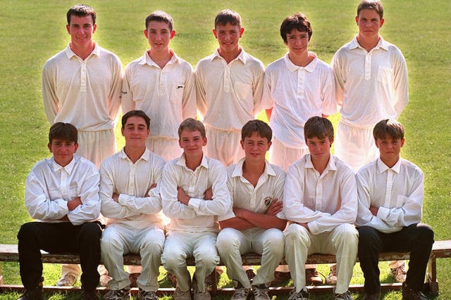 Prince Henry Grammar School's U-15 cricket team in September 1995. Pictured, back row from left, is James Featherstone, Christopher Atter, Chris Wilkinson, Graham Albrow and Mark Wilkinson. Front row, from left, is Ben Hawley, Ross Barron, Jonathan Mcgee, Daniel Nichols, William Haines and Luke Wagstaff.