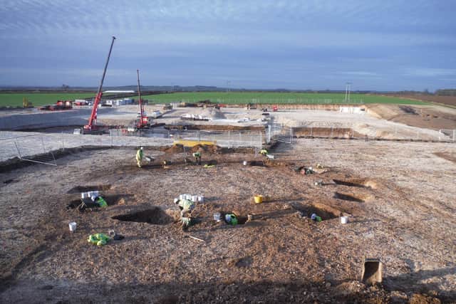 The Burton Agnes archaeological dig