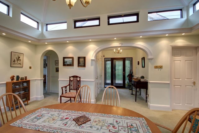 Archways feature within the stylishly presented home.