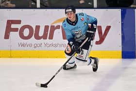 Alex Graham blasted a hat-trick for Sheffield Steeldogs in their 6-4 home win over Milton Keynes Lightning Picture: Bruce Rollinson