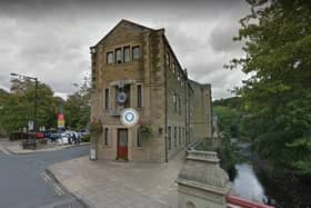 Fire crews saved the man on Valley Road, Hebden Bridge shortly after 8pm on Friday.