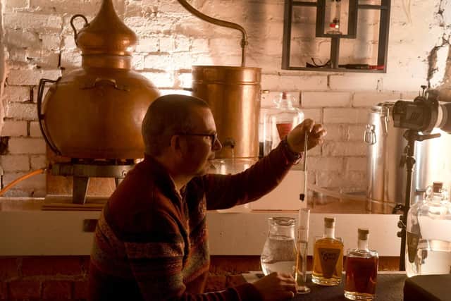 Gods Own Rum, Tickhill, Doncaster.. Joe Dunning Pictured in the distillery - Pics Simon Hulme