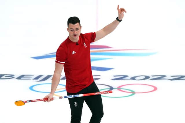 Britain's men's curling team won one and lost one on Friday (Picture: PA)
