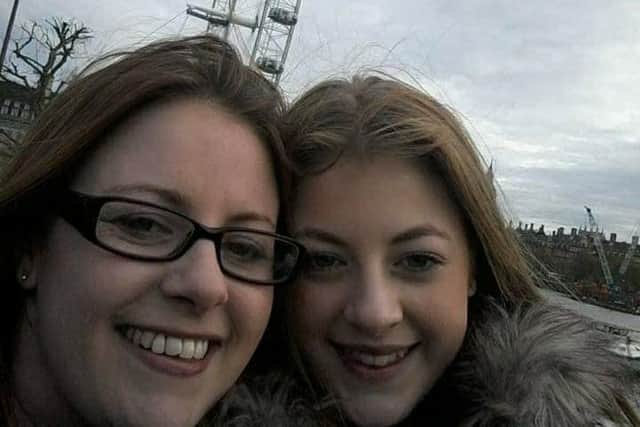 Kerry Roberts with her daughter Leah Hayes, who died in Northallerton in 2019 after taking MDMA