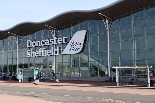 The cabin door came open shortly after the aircraft took off from Doncaster Sheffield Airport in July 2021