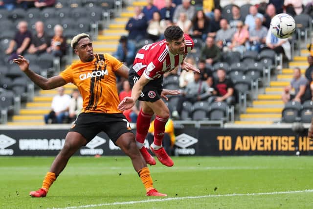 LAST TIME OUT: Sheffield United won 3-1 at Hull City earlier in the season. Picture: PA Wire.
