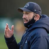 COACH: Steve Boden watched his Doncaster Knights side go top of the table at the weekend.
