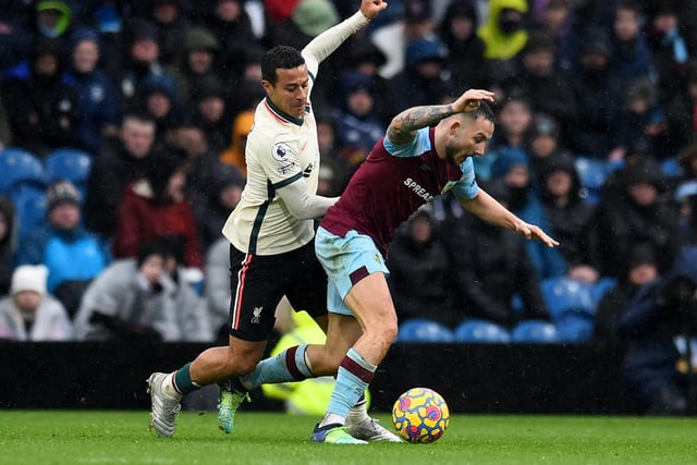 A brilliant box-to-box display from the Burnley midfielder. Labelled 'terrific' when singled out for praise by Dyche post match. Worked hard to suffocate Henderson, Fabinho and Keita in midfield and tested Alisson with a first half piledriver.