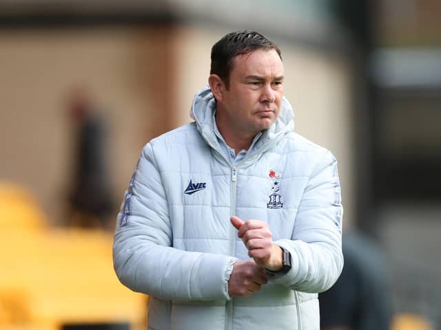 DEREK ADAMS: Insists that he can turn Bradford City's fortunes around. Picture: PA Wire.