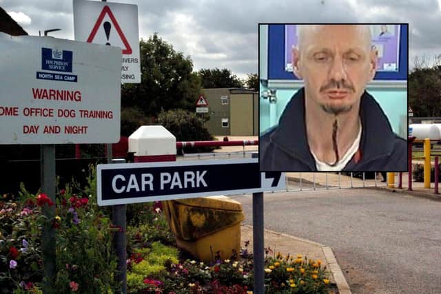 Paul Robson has absconded from an open prison in Lincolnshire