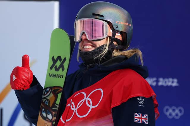 NICE GOING: Sheffield's Katie Summerhayes is happy after her run during the Women's Freestyle Skiing Freeski Slopestyle Final at Genting Snow Park Picture: Maddie Meyer/Getty Images