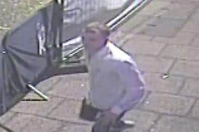 A CCTV image of the suspect