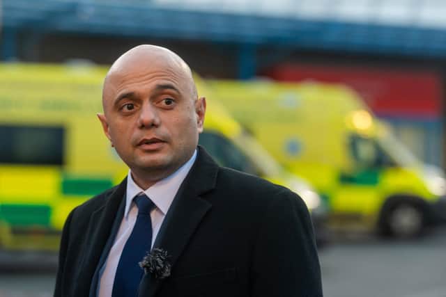 Sajid Javid visited Doncaster Royal Infirmary on Tuesday. Picture: James Hardisty