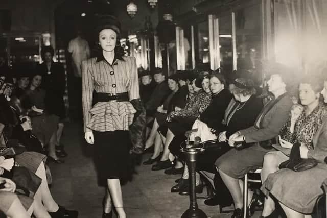 The Louis Cope catwalk shows, such as this one from the 1930s, were held in the store and became a highlight of the Harrogate and wider Yorkshire social calendar.