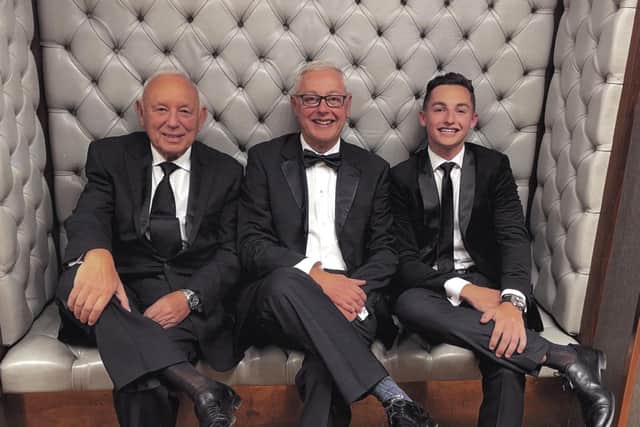 Jeffery Walton, Simon Walton and Oliver Walton. Three generations of the Berry's family business.