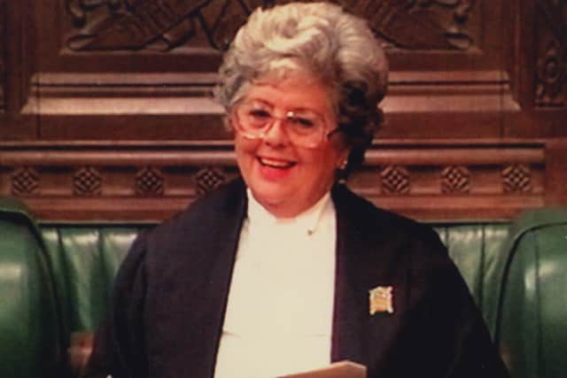 Baroness Betty Boothroyd is a former Speaker of the House of Commons Photo: James Hardisty.
