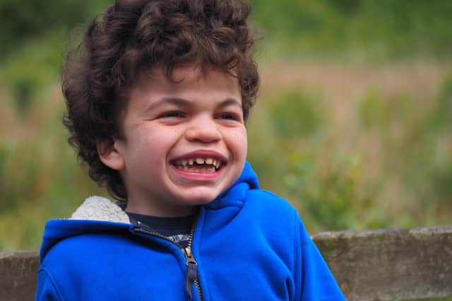 Sally Mitcham's nine-year-old son Danny, who has Hunter Syndrome. Photo: Action Medical Research