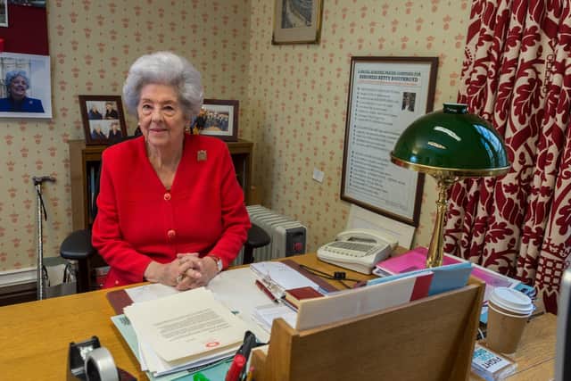 Dewsbury-born Baroness Betty Boothroyd  OM remains Britain's only female Speaker of the House of Commons. She became Speaker in 1992 and gave an exclusive interview to The Yorkshire Post in 2017 to mark the 25th anniversary of her election as Speaker. Photo: James Hardisty.