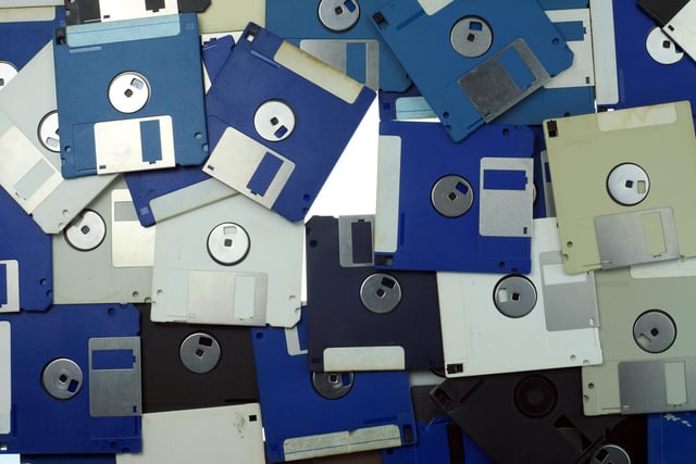 Children of the 80s and 90s would often take piles and piles of floppy disks into the play ground and to friends houses in the hope of illegally pirating a pal's game collection. Kids with an extra floppy disk drive were considered especially cool / devious.