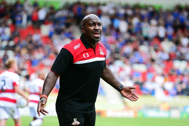 ON FAMILIAR GROUND: Darren Moore - pictured during his time as Doncaster Rovers manager Picture: Marie Caley