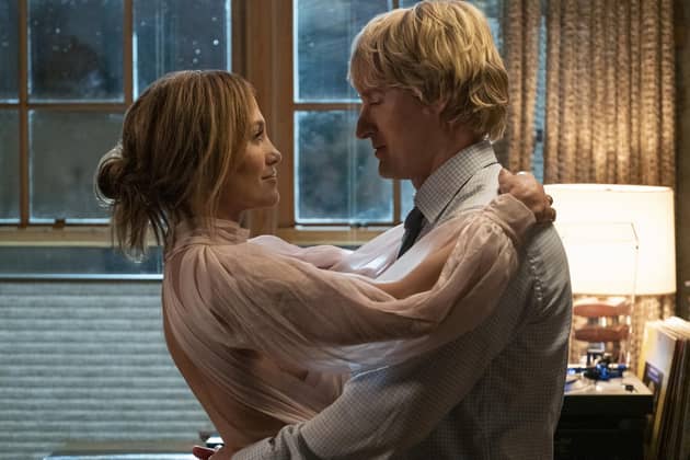 Jennifer Lopez and Owen Wilson in Marry Me, out in cinemas now. PA Photo © 2020 UNIVERSAL STUDIOS.