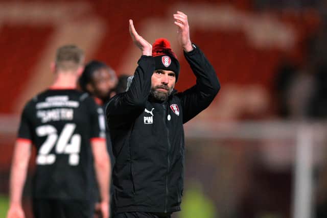 Paul Warne should be considered for jobs at bigger clubs given the success he's had at Rotherham United  Picture: Bruce Rollinson