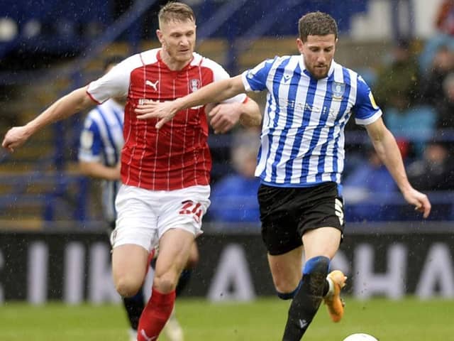 FIFTY-FIFTY: Sam Hutchinson is a doubt for Sheffield Wednesday's short trip to Doncaster Rovers