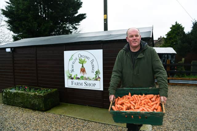 All produce is sold from the farm gate shop