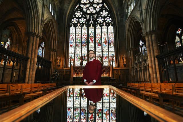 Ripon Cathedral's new director of music, Dr Ronny Krippner, who has pledged to raise the profile of the historic place of worship's choral tradition. (Photo: Jonathan Gawthorpe)