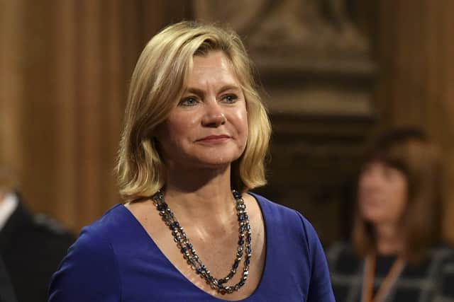 Justine Greening served as a Treasury minister and was Education Secretary from 2016-18.