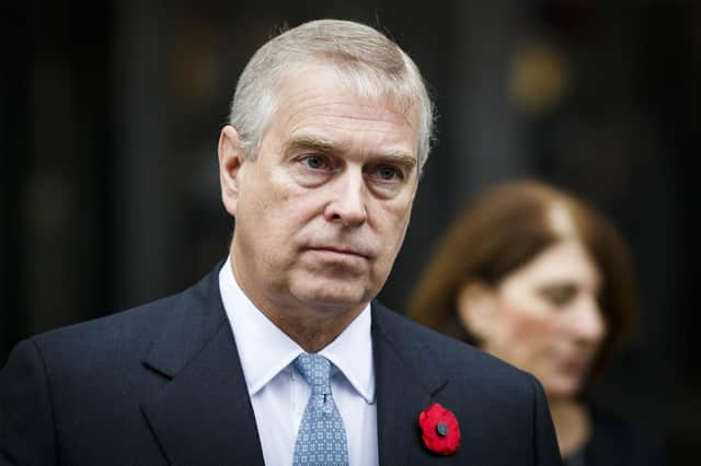 Prince Andrew, Duke of York, in 2016. Photo by Tristan Fewings/Getty Images.