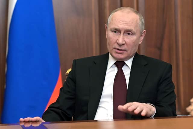 President Vladimir Putin in the Kremlin this week.