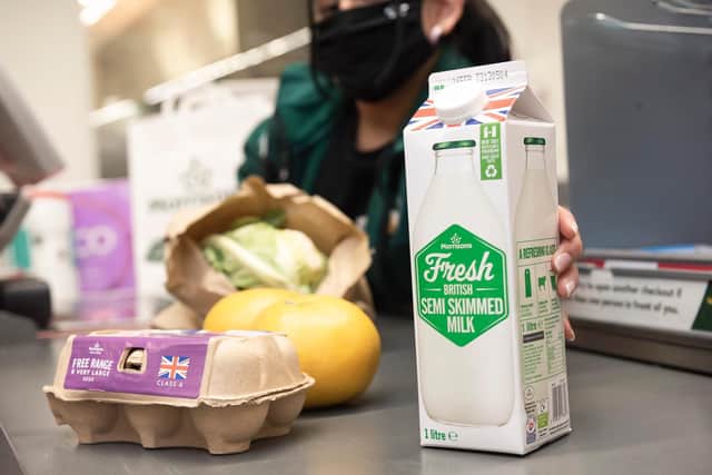 Morrisons has become one of the first UK supermarkets to sell its own brand fresh milk in carbon neutral cartons.