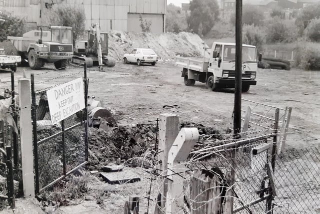 In July of 1990, what was a street of "peace and tranquility" had been turned to "absolute chaos" said angry residents. People living in Station Road were demanding council action to stop wagons arriving at a site that had been leased to a plant hire company from turning up at 6am.