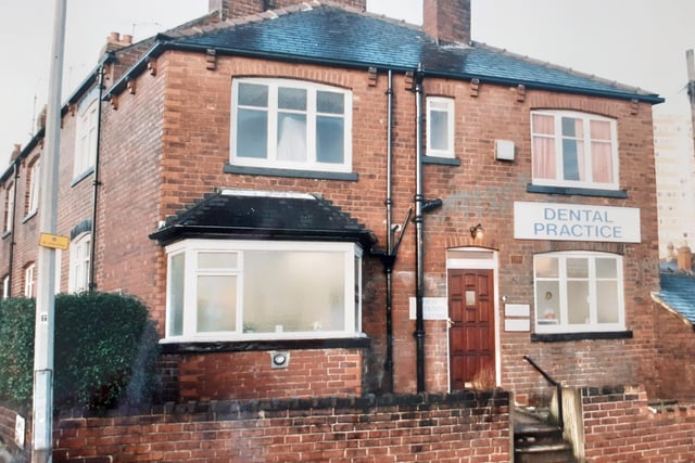 A dental practice which was photographed in January 1994. It appears to be on Hall Road where there is still a practice today.