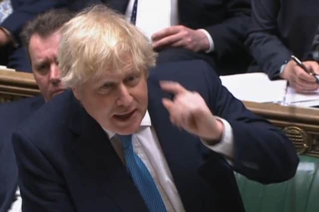 Boris Johnson claimed at Prime Minister’s Questions that no country is doing more than Britain “to root out corrupt Russian money”.