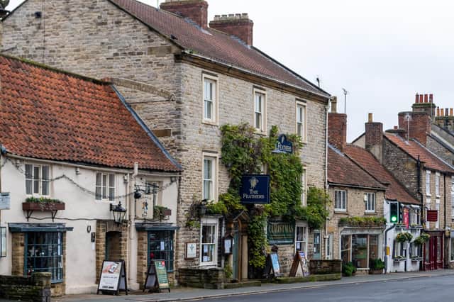 The Feathers Hotel is a Helmsley landmark.