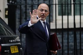 Nadhim Zahawi pictured in Downing Street in February 2022