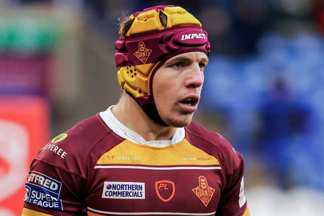 Huddersfield Giants' scrum-half Thoe Fage is suspended for the Super League trip to Wigan Warriors. Picture: Alex Whitehead/SWpix.com.