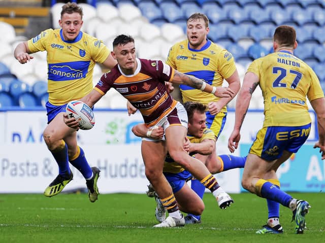 Huddersfield Giants' Danny Levi is suspended for the Super League trip to Wigan Warriors. Picture: Alex Whitehead/SWpix.com.