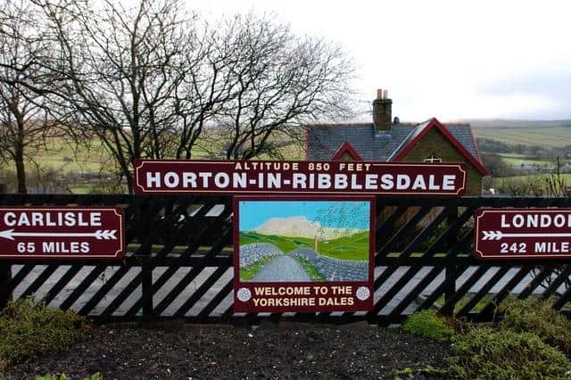 Horton in Ribblesdale Station on the Settle to Carlisle Railway