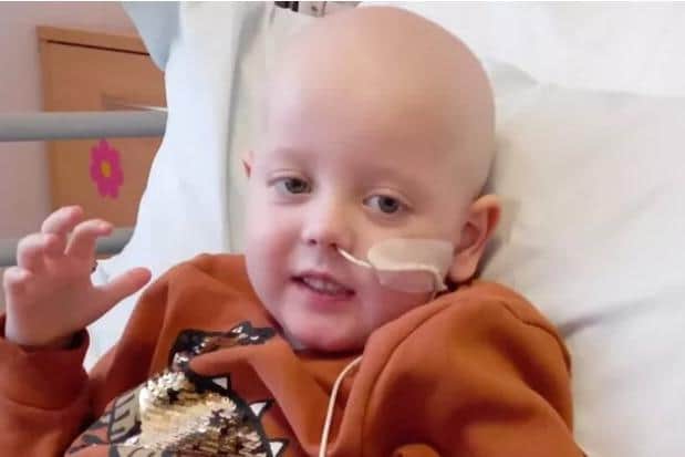 Seven-year-old Blake Hales was diagnosed with acute lymphoblastic leukaemia last December, and is under the care of Leeds General Infirmary (LGI).