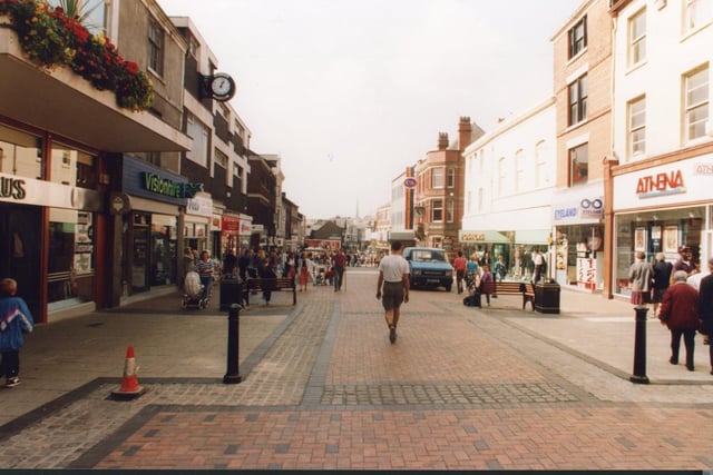 A quieter Friargate here, taken not long after pedestrianisation had taken place