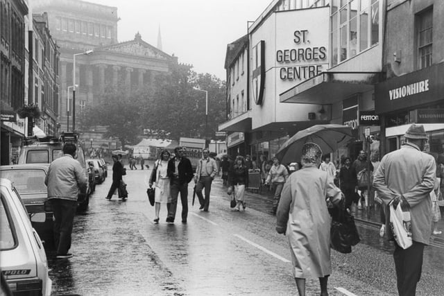 A familiar sight to many Prestonians is the entrance to St George's Shopping Centre on Friargate. When this picture was taken it may still have had the huge slope up to the second floor - anyone remember that?