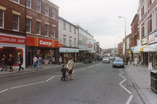 Looking at this picture of Friargate in the early 90s you would be hard pressed to recognise it if it wasn't for St George's Shopping Centre on the left