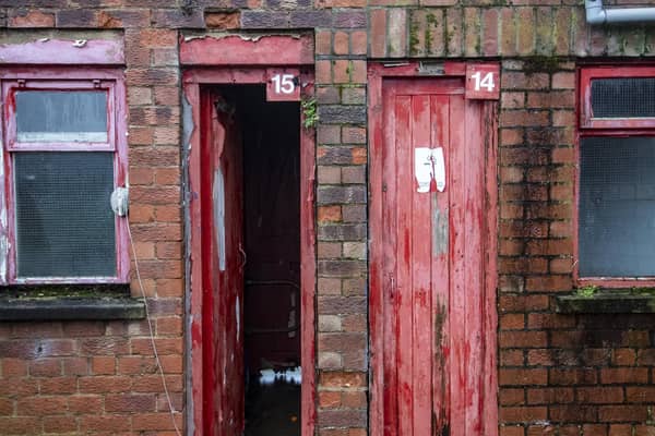 The turnstiles at Bootham Crescent were also previously used at Manchester United's Old Trafford ground