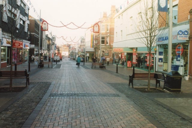 Friargate looks deserted in this picture from the early 90s